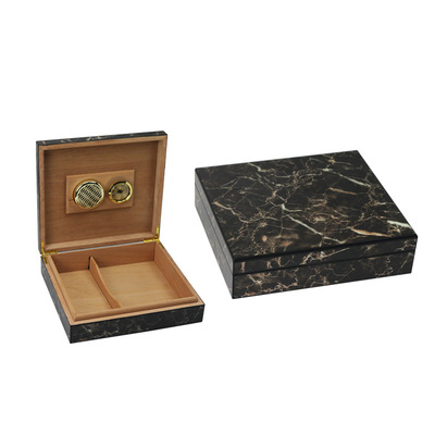 Marble texture cigar box