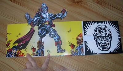 3D pop up sleeve with CD disc