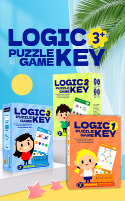 English Logic Key puzzle game have 3 designs