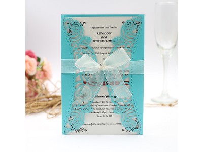 Greeting card with flowers