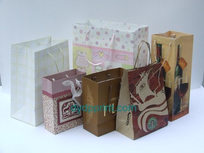 craft paper hand bag