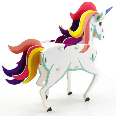 Animal series paper puzzle