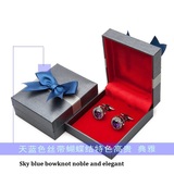 Cufflink box with bowknot