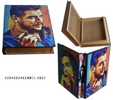 color book shape cigar box