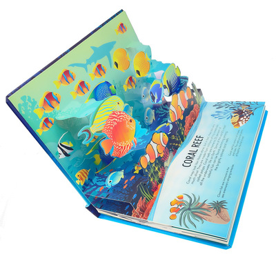 Nature ocean fish POP- UP books