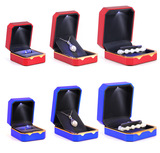 Jewelry box with LED light
