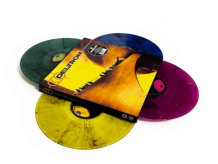 4 colors Vinyl disc with book