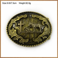 Antique Belt Buckle with cross
