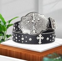 Western Cowboy Diamond Belt for men and women