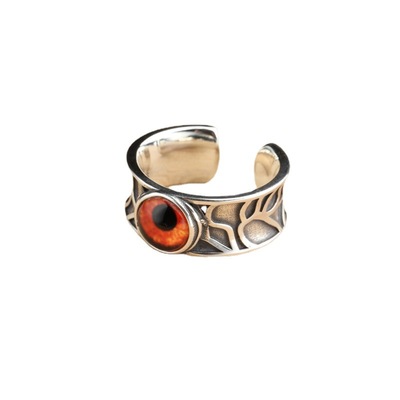 Trendy Hip Hop silver ring