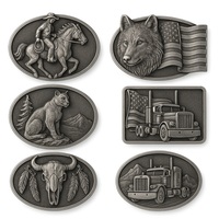 Animals picture Pin Buckle