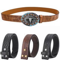 Cowboy flower design belt