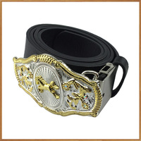 gold & silver horse trophy Buckle