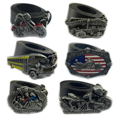 motorcycle shape Belt Buckles