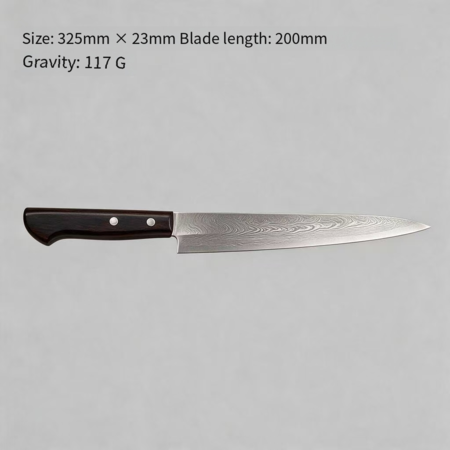Japanese meal and kitchen knife